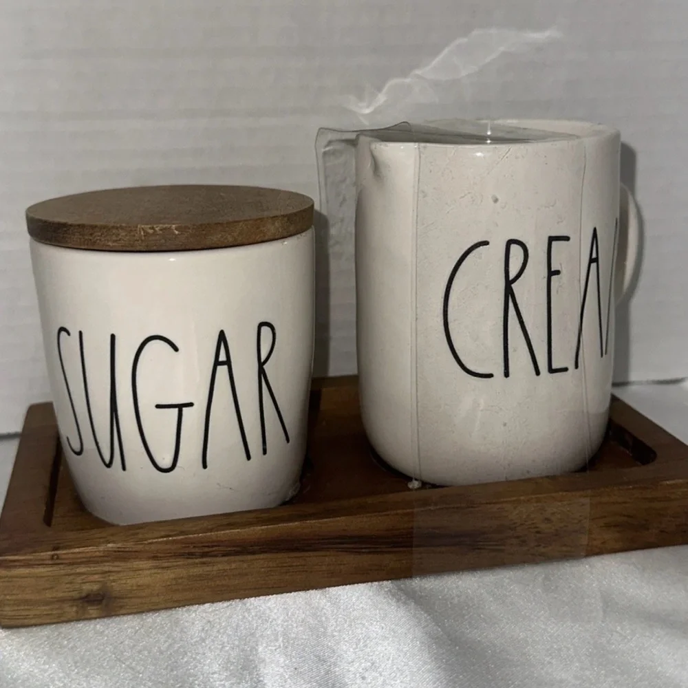 Rae Dunn‎ SUGAR & CREAM Set